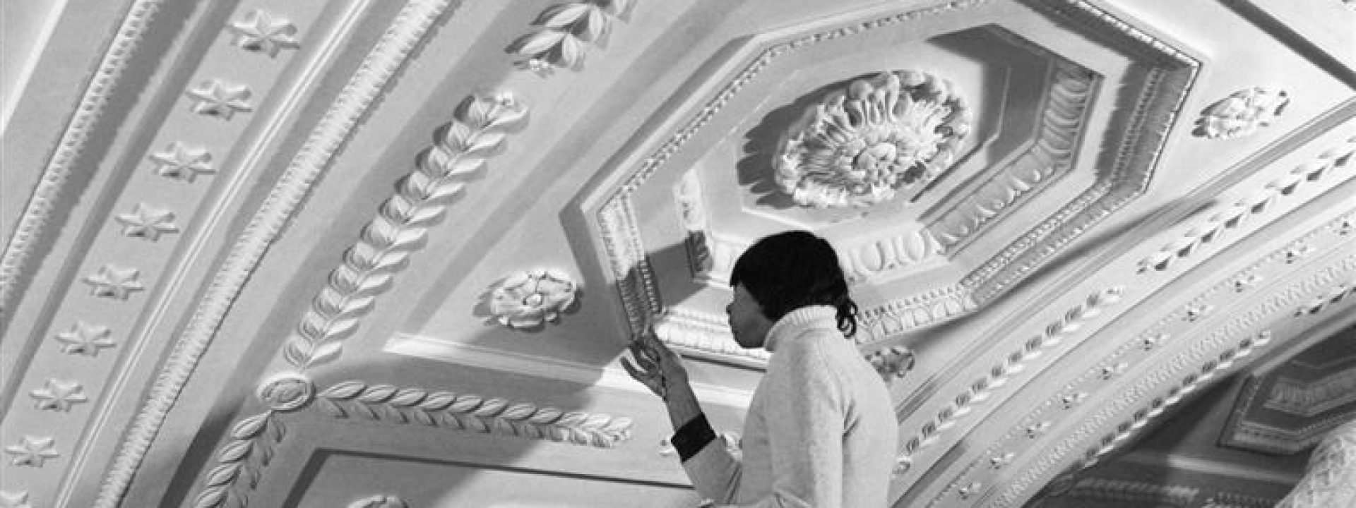 Paleis Noordeinde plafond Grote Balzaal restauratie cassetteplafond
